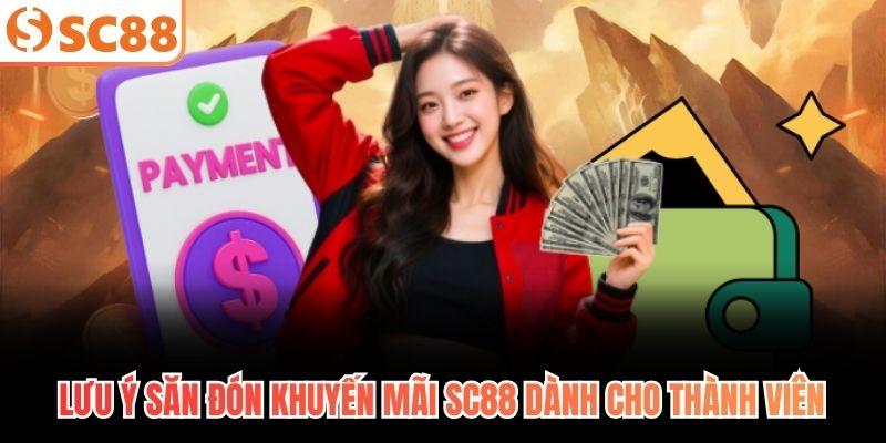 Lưu ý săn đón khuyến mãi SC88 dành cho thành viên